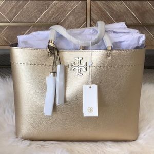 Tory Burch McGraw Metallic Tote